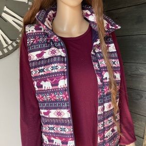 Lands End, size Small, Womens Puffer Vest.